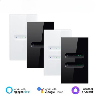 Smart Dimmer Switch Dimmer Light Switch Touch Panel Adjust Light Brightness New