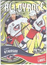 Cam Atkinson Patrik Laine CBJ 2020-21 Metal Universe Skybox Alloyance AL-16