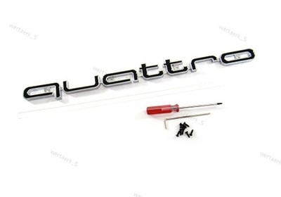 Kühlergrill Stoßstange Abzeichen quattro Abzeichen Emblem