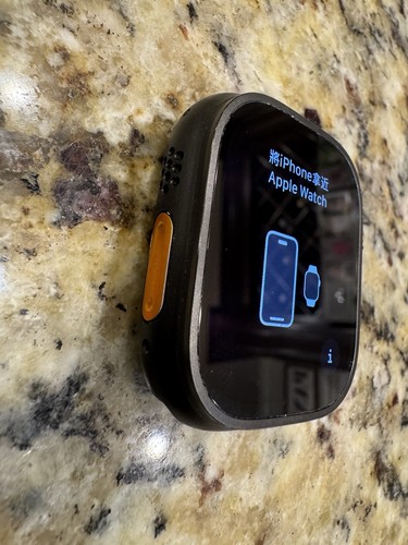 Apple Watch Ultra 2 - 49mm Black Titanium & Ceramic Case - GPS (No IC Issues) - Photo 3 sur 7