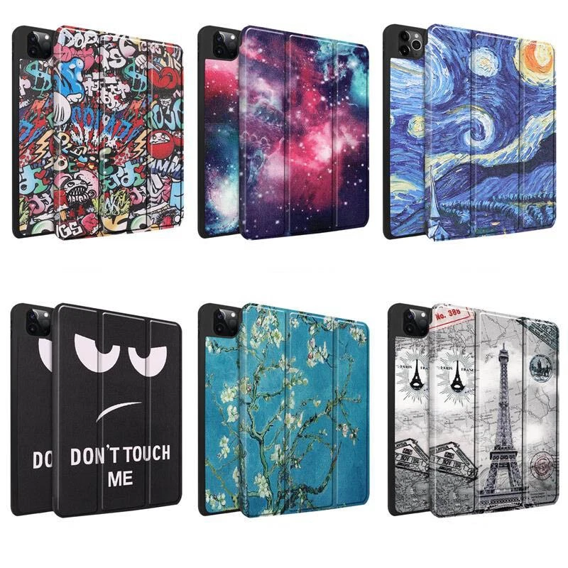 For iPad Pro 11 in 4th 3rd 2nd Generation Case Smart Leather Soft TPU Flip Stand - Image 3 of 4