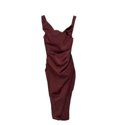 House of CB Dress Womens Small Rhoda Off the Shoulder Sexy Club Party Cocktail