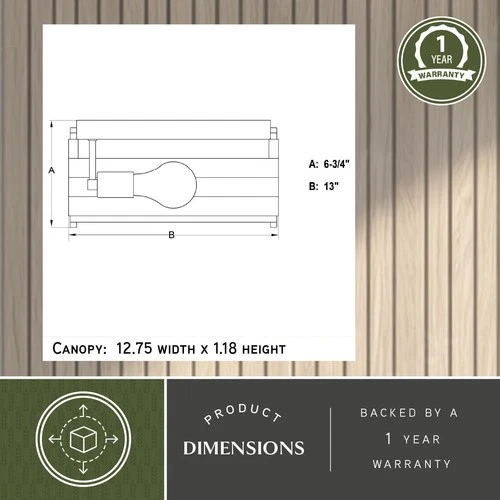 Vaxcel Lighting C0265 Ravenswood 3 Light 13"W Flush Mount Square - Matte Black / - Picture 9 of 12