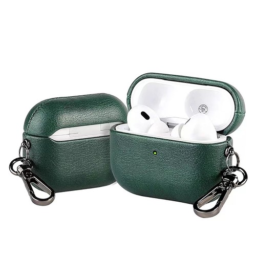 Für AirPods 4/3 AirPods Pro 3 Schlüsselanhänger Leder Textur Ganzkörper Schutzhülle - Bild 15 von 16