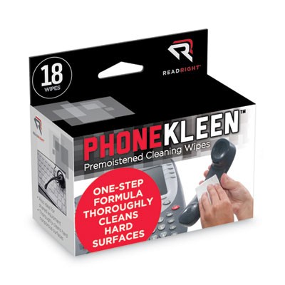 Read Right WIPES,PHONE-KLEEN,18/BX RR1203 READ/RIGHT Read Right RR1203