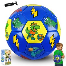OFOZOVEY Soccer Ball Size 3,4,5,Two Pack,Classic Indoor Outdoor Soccer with 1...