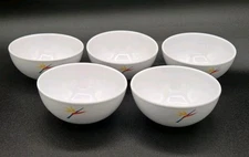 Lot of 5 Aloha Airlines First Class Bowl White Dish - New Unused