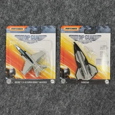 Lot of 2 Matchbox Top Gun Maverick Darkstar & Boeing F/A-18 Super Hornet Phoenix