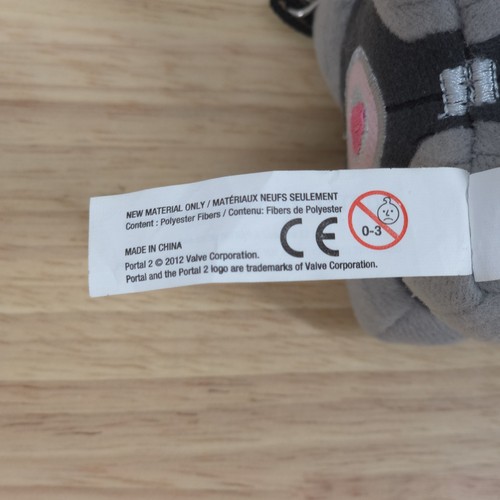 Portal 2 Companion Cube Plüsch Schlüsselanhänger Original 2012 Valve Corporation RAR - Bild 5 von 5