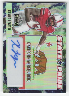 #ad #ad Xavier Legette 2024 Leaf Metal State Pride Pulsar Water SNAU #SP XL1 # 2 $34.99