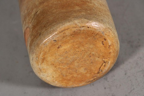 A 19TH C NEW ENGLAND SIGNED "R. JAYE" STONEWARE SALT-GLAZE BEER BOTTLE J257 - Picture 17 of 18