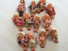 12 MINIATURE KEWPIE CELLULOID DOLLS