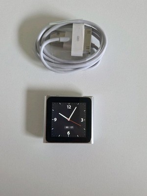 Apple iPod nano 6. Generation silber  (16GB) Clip-MP3 Player  TOP Neuwertig  
