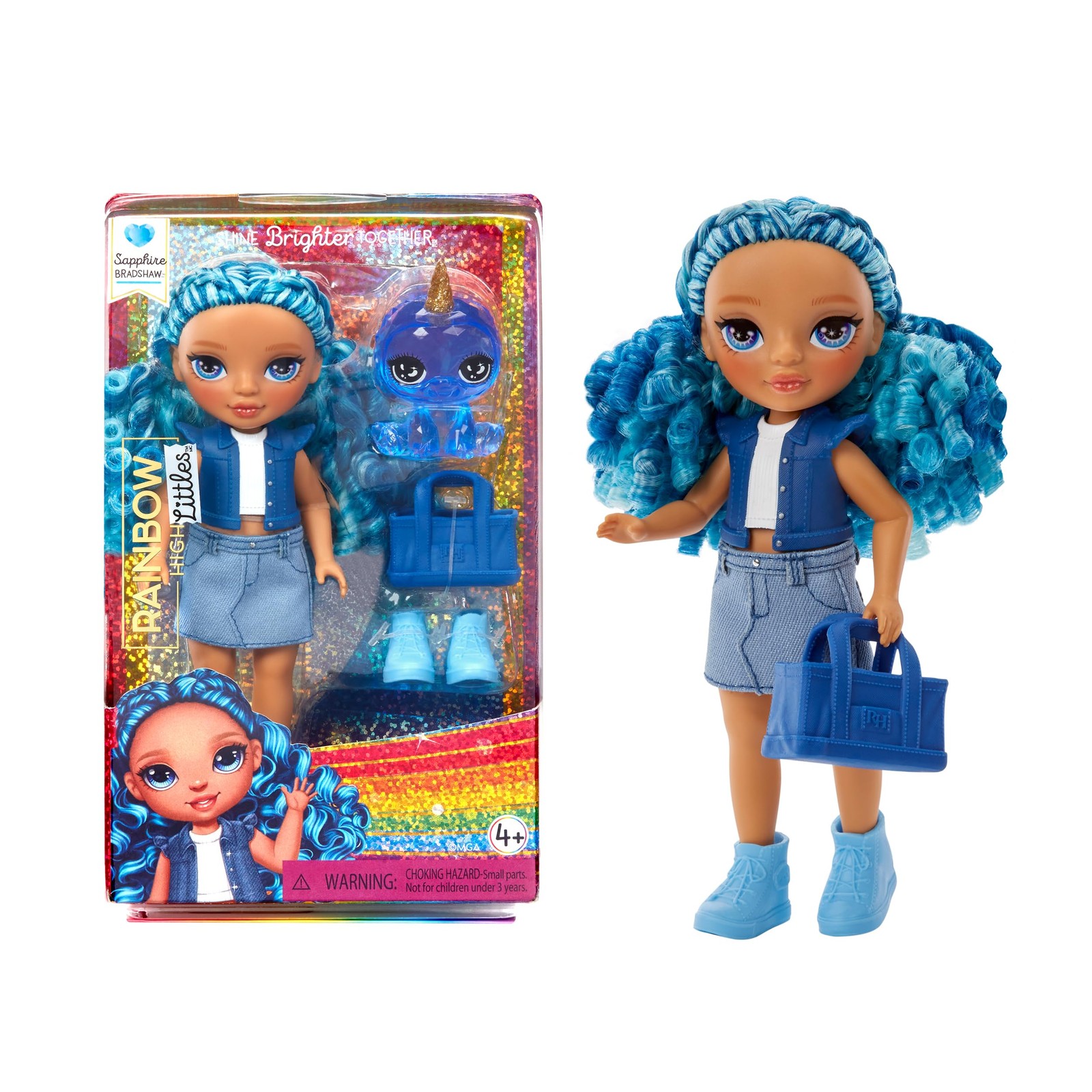 - - Bewegliche Modepuppe - Blaue 4190₽