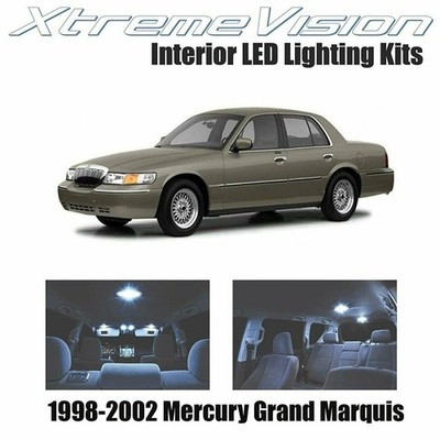 XtremeVision Interior LED for Mercury Grand Marquis 1998-2002 (8 PCS) Cool White