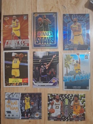 LeBron James 8-Card Lot
