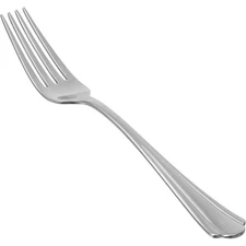 Stainless Steel Dinner Forks Set of 12 with Scalloped Edge Design