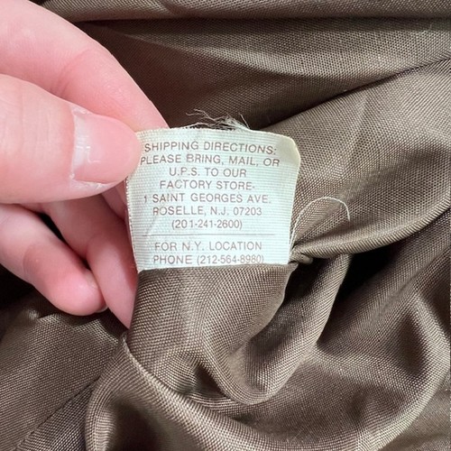 VTG Vakko Brown Pebbled Leather Bomber Jacket Womens XS USA Distressed Snap Zip - Picture 14 of 14