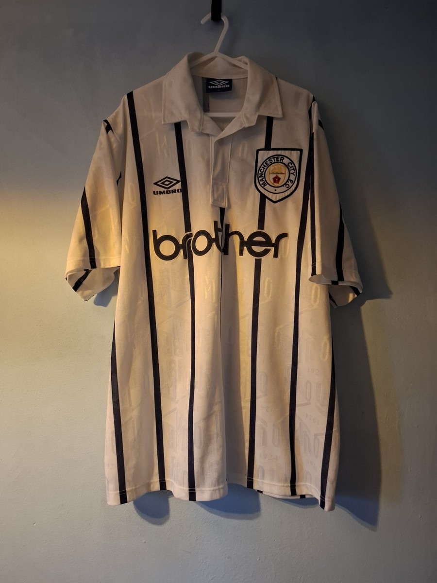 Manchester City 1993/95 Third Shirt Size XL Mens, Original 90s
