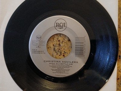 Pop 45 CHRISTINA AGUILERA Genie In A Bottle RCAq