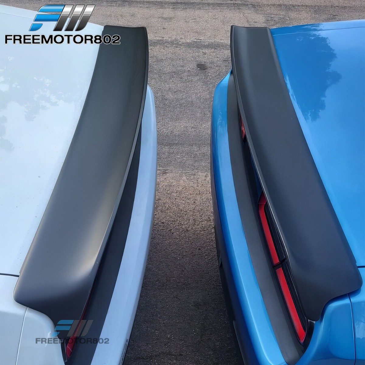 Fit 08-23 Dodge Challenger Hellcat w/Camera Hole Gloss Black Trunk