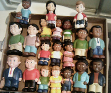 Lot of 20 Lakeshore Learning Sturdy Chunky PVC Play People Figures 4 disability 