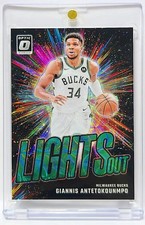 🌟2024-25 Panini Donruss Optic Giannis Antetokounmpo Lights Out Choice Green /25