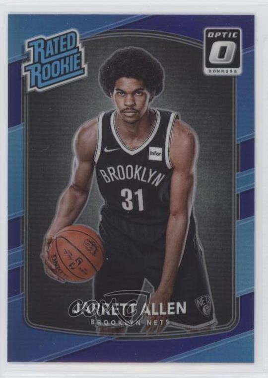 2017-18 Panini Donruss Optic Rated Rookie Purple Prizm Jarrett Allen #179 0b0