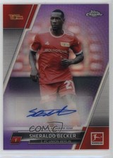 Sheraldo Becker Chrome Bundesliga 2021 Purple Refractor /199 Auto