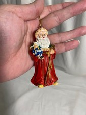 Adorno de Navidad vintage de Papá Noel alrededor del mundo muñeca holandesa de los Países Bajos MBI