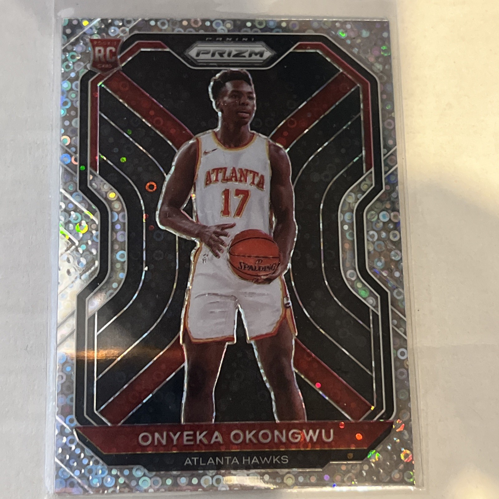 Onyeka Okongwu 2020-21 Panini Prizm Fast Break Disco RC #260 Atlanta Hawks