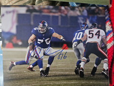 TWO New York Giants Chris Snee & Jake Ballard Autographed 11x14 Photos