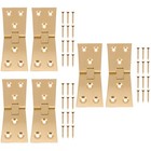 6 Stück 180 Grad Butt Scharnierschrank Schublade Nähmöbel Hardwares Türscharnier