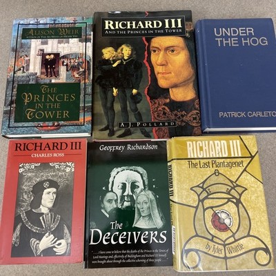 King Richard III books lot Princes in the Tower, Pollard, Ross, Weir