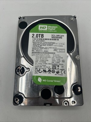 2TB SATA Western Digital WD20EARS-00S8B1 5400rpm 64MB 3.5'' Hard Drive New