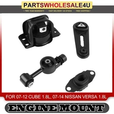 4pcs Engine Motor & Transmission Mount for Nissan Cube 2009-2014 Versa 2007-2012