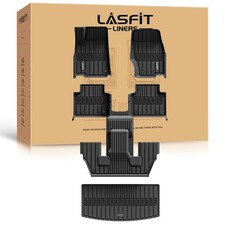 LASFIT Floor Mats Jeep Grand Cherokee L 2021-2025 6-Seater All-Weather Custom Fi