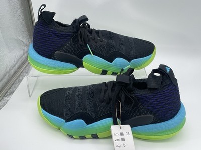 Adidas Trae Young 2 Basketball Shoes Men s 10.5 Black Blue Green Lightstrike