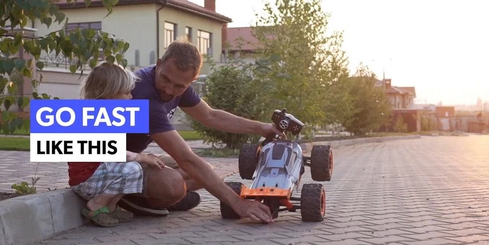 Axle-Less Trailer w/ Independent Suspension & LED Kit 1/10 RC 352x265x123mm - Image 4 of 4