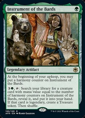 Instrument of the Bards - Light Play MTG Adventures in the Forgotten Realms