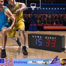Modern Portable Tabletop Electronic Digital Scoreboards, Led Scoreboard Black