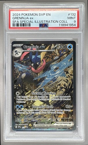 118941954 Greninja ex 2024 Pokemon SV Shrouded Fable Promo #132 PSA 9