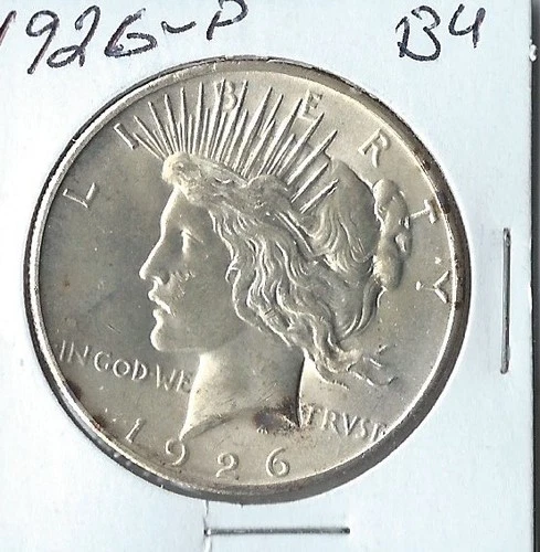 Near Gem BU 1926-P Peace Dollar