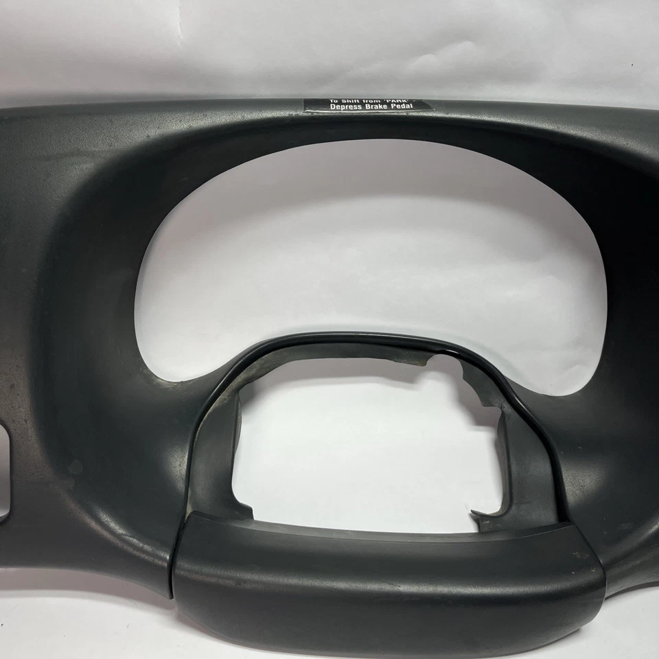 Chevrolet Express GMC Savana 1996-2002 panel de tablero con bisel de clúster 15025507 gris Foto 4 de 4