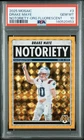 2025 PANINI MOSAIC NOTORIETY ORANGE FLUORESCENT #3 DRAKE MAYE RC PSA 10