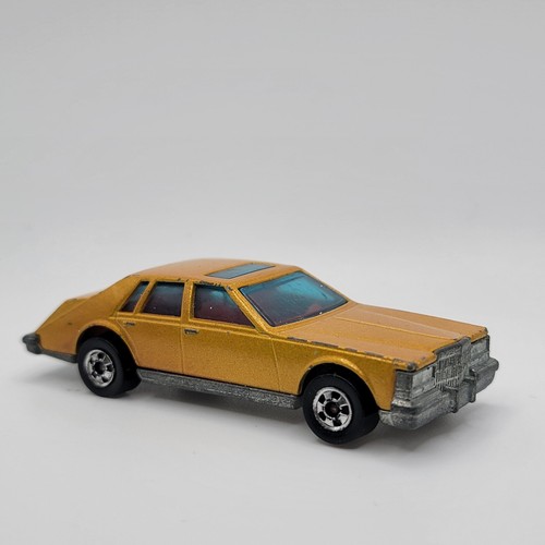 Vtg 1980 Hot Wheels Gold Sparkle Cadillac Seville Hong Kong Car - Picture 3 of 6