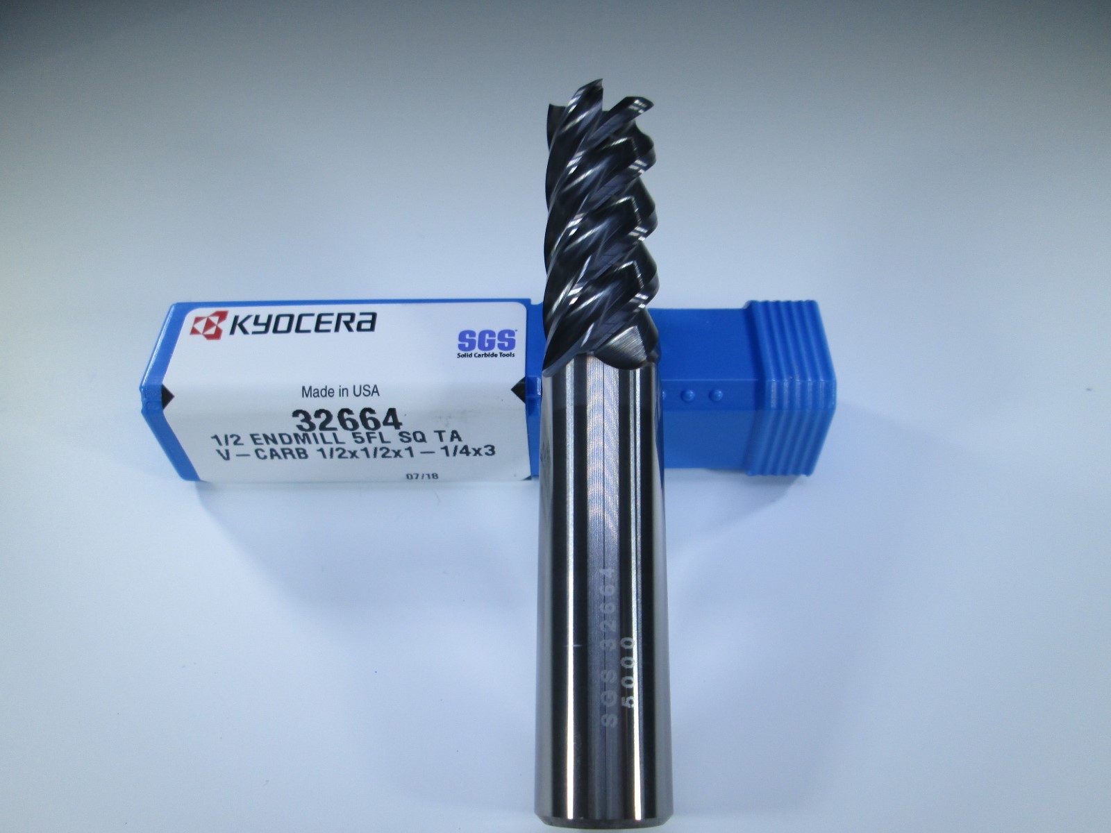 Rapidkut 16mm Carbide End Mill TiALN Coated 6 Flute High Performance