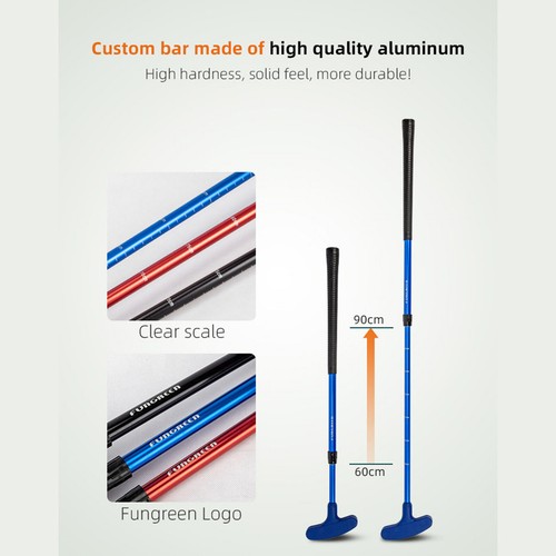 Premium Durable Two-Way Golf Clubs Putter Left Handed Right Handed for Kids Red - Picture 5 of 12