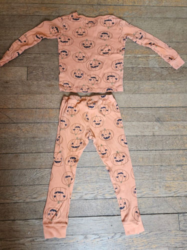 Carters Halloween Pumpkin Jack O Lantern PJ Pajama Set 5T - Picture 2 of 4