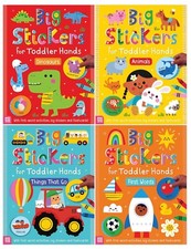 Big Stickers for Toddler Hand 4 Activity Books Collection Set Sophie Collingwood
